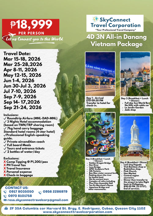 2026 All-in Danang Vietnam Package