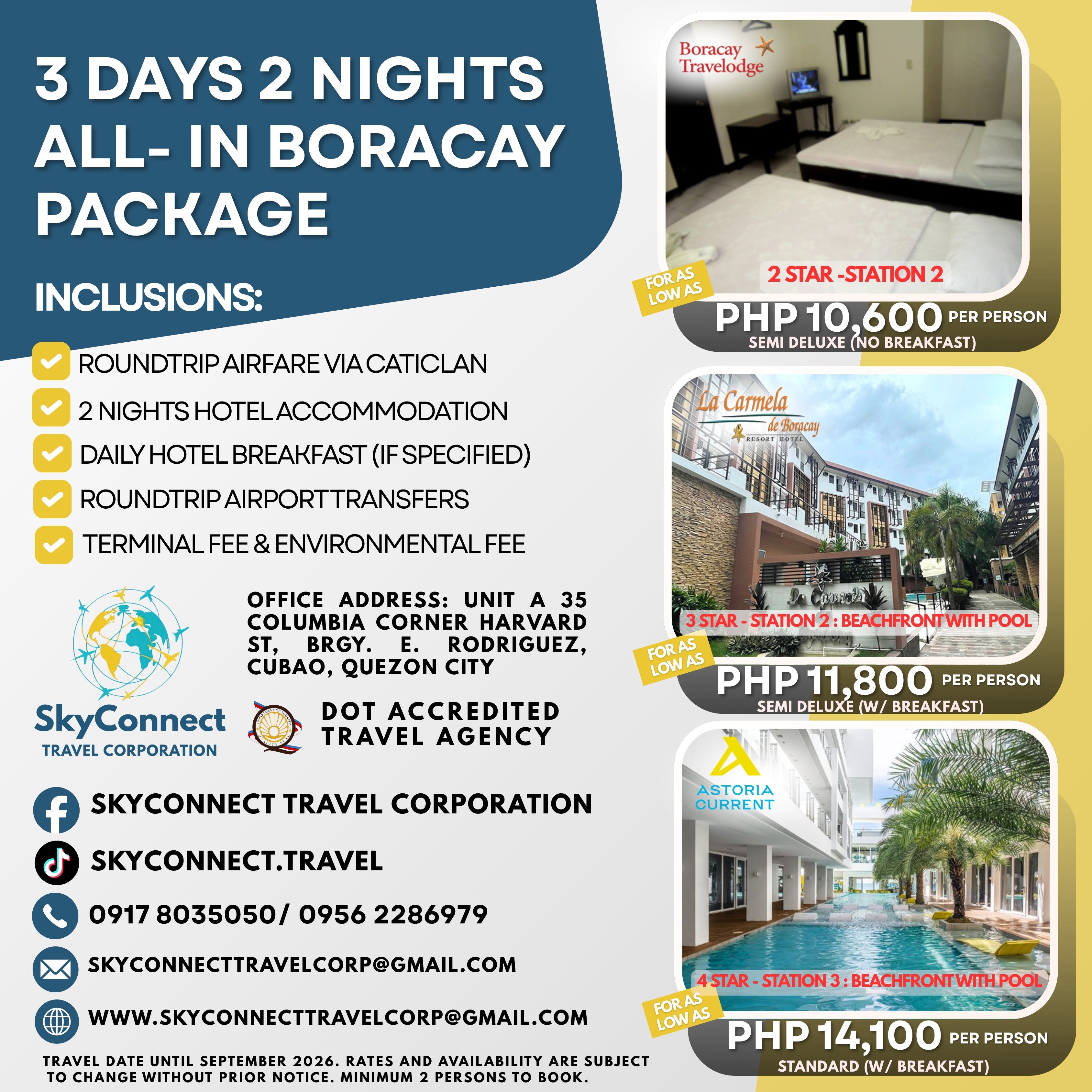 3D2N BORACAY ALL-IN PACKAGE