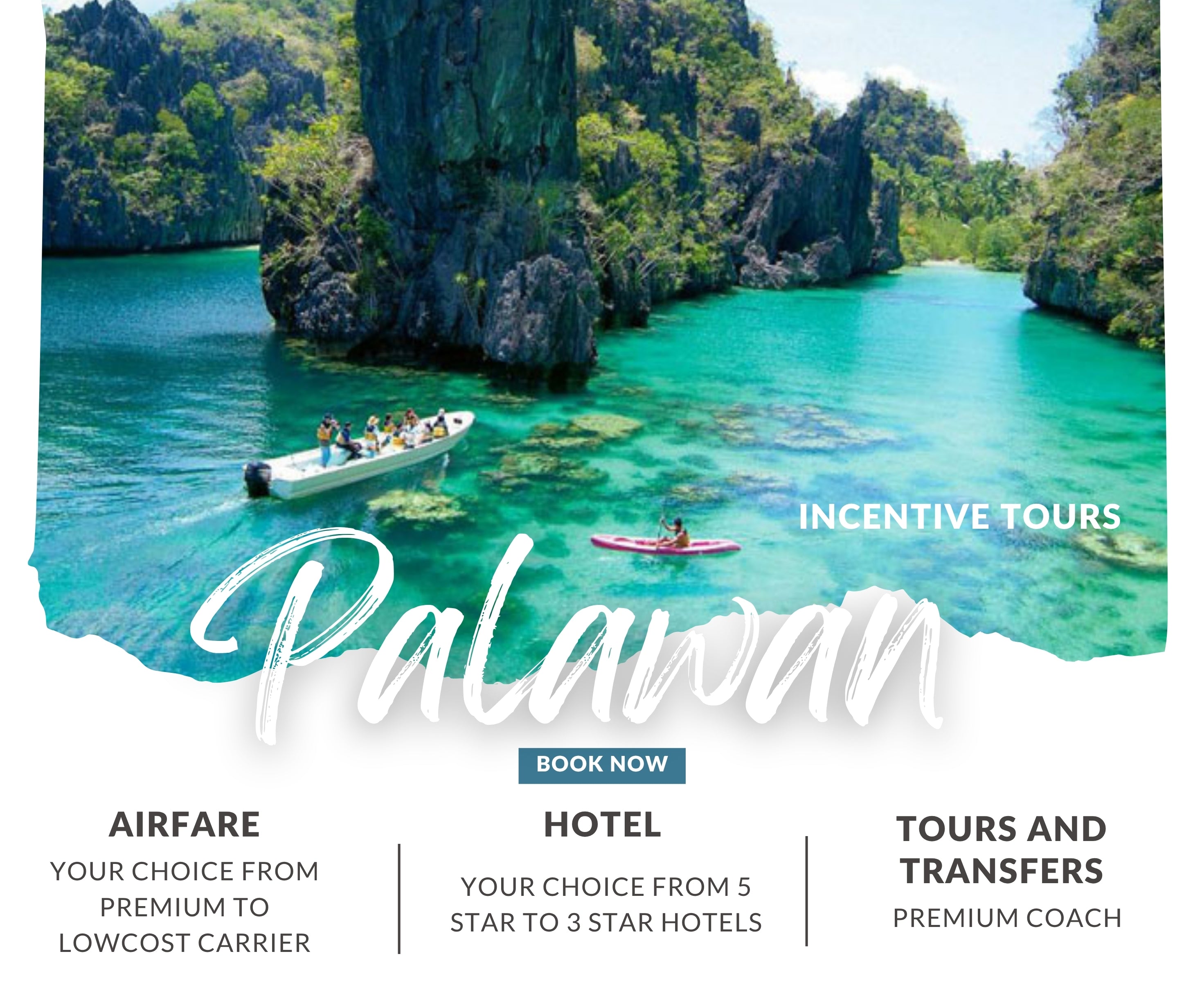Palawan All Inclusive Package (Puerto Prinsesa, Coro, El Nido)