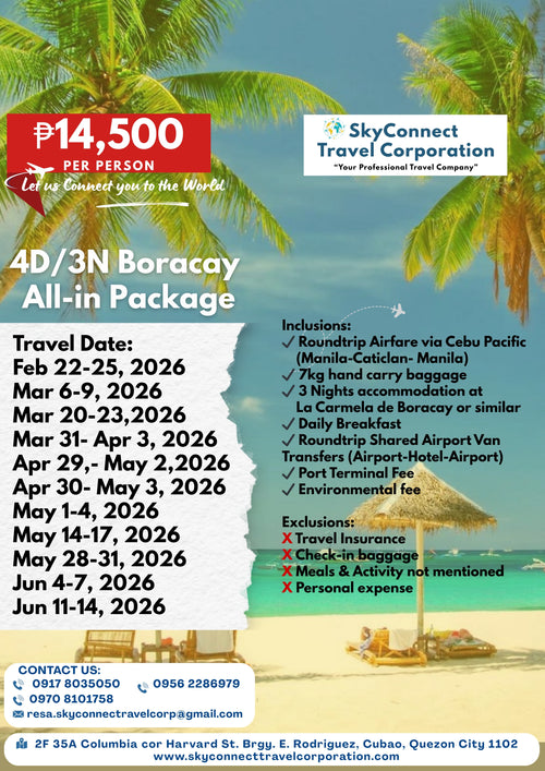 2026 All-in Boracay Package